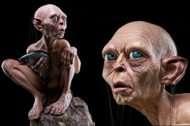 La statua a grandezza naturale di Gollum statua-gollum