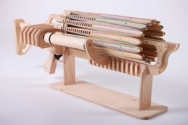 Rubber Band Machine Gun, la mitragliatrice spara elastici mitragliatore-ad-elastici