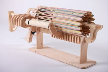 Rubber Band Machine Gun, la mitragliatrice spara elastici