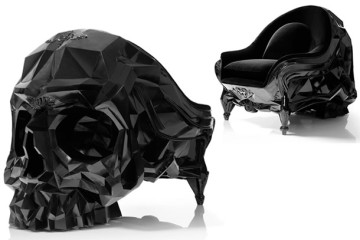 Black Skull Chair