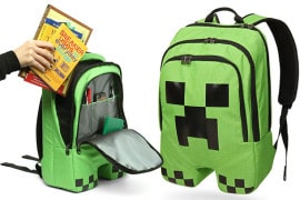Lo zaino Creeper di Minecraft zaino-minecraft