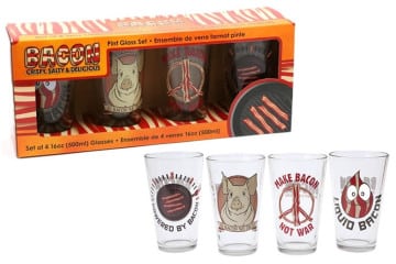 Il set di bicchieri Bacon