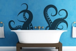 Le decalcomanie da parete Octopus decalcomania-octopus
