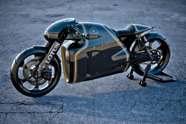 La moto “Tron” della Lotus moto-lotus