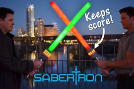 Sabertron, le spade interattive sabertron