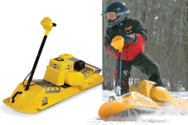 Lo snowboard a motore snowboard-a-motore