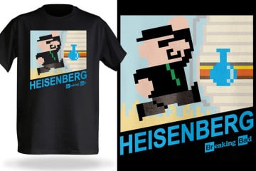La t-shirt di Heisenberg 8-bit