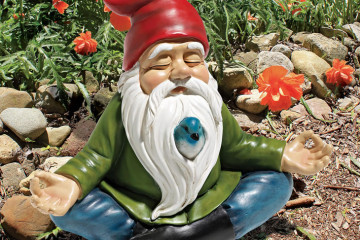 Lo gnomo zen da giardino