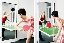 Ping Pong Door porta-ping-pong