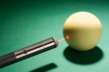 Asta da biliardo laser