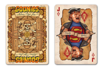 Le carte da gioco dei Goonies