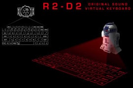 La tastiera laser R2-D2 tastiera-laser-r2-d2-guerre-stellari
