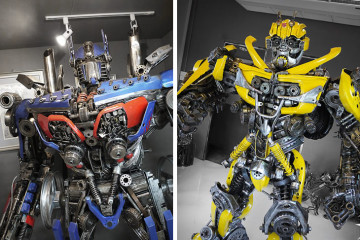 Le statue artigianali dei Transformers