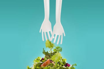 Le braccia da insalata