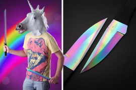 Le armi da Rainbow Ninja coltelli-arcobaleno