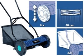 Tagliaerba a spinta Einhell tagliaerba-a-spinta-einhell-bg-hm-40