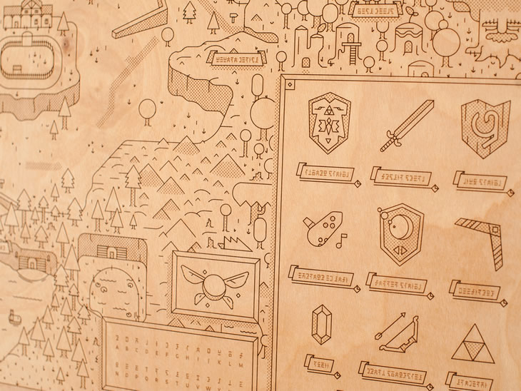 mappa-hyrule-di-legno-dettaglio