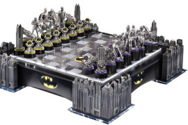 La scacchiera deluxe di Batman scacchiera-batman