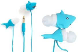 Shark Earbuds auricolari-squalo