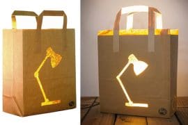 Bag Light, la lampada a sacchetto lampada-sacchetto