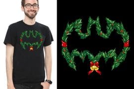 La maglietta di Batman Natale maglietta-natalizia-batman