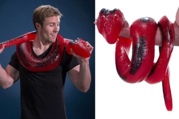 La caramella-serpente gigante