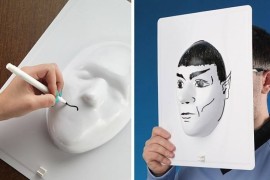 La tavola 3D per disegnare i ritratti lavagna-3d-per-ritratti