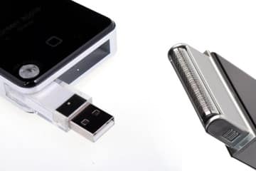 Il rasoio da viaggio USB