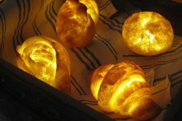 Le lampade di pane