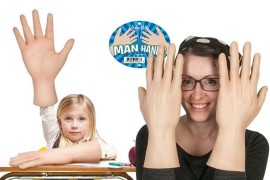 Le mani giganti mani-giganti