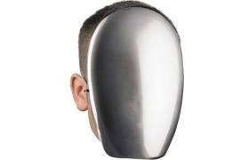 Maschera a specchio maschera-cyborg
