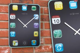 L'orologio in stile iPhone orologio-iphone