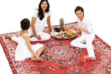 Il telo persiano per picnic
