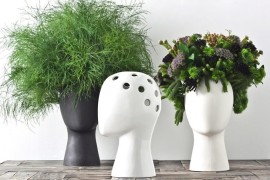 Wig Vase, il vaso a forma di testa wig-vase