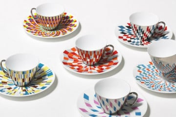 Tazzine da caffè riflettenti