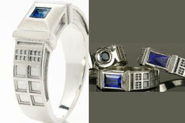 Anello TARDIS in argento