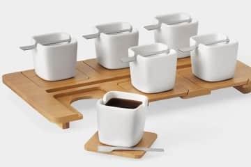 Servizio da caffè a incastro