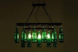 Lampadario di bottiglie lampadario-di-bottiglie
