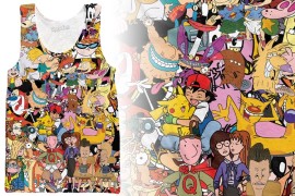 Canottiera dei cartoon anni ‘90 canotta-cartoni-anni-90