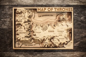 Mappa topografica 3D di GoT