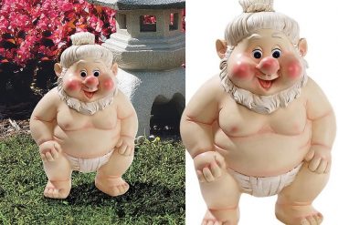 Gnomo lottatore di sumo