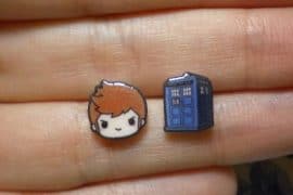 Orecchini kawaii Doctor Who orecchini-doctor-who