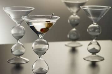 I bicchieri per Martini con clessidra