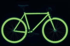 Bicicletta fosforescente bici-fosforescente