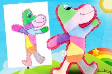 Da disegno a peluche