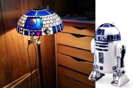Lampada R2-D2 in vetro piombato lampada-r2-d2