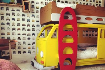 Minivan letto a castello