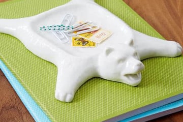 Pelle d’orso portaoggetti