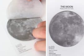 Luna per appunti foglietti-adesivi-luna