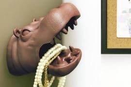 Ippopotamo portaoggetti ippopotamo-portaoggetti